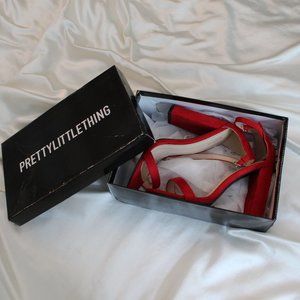 Prettly Little Thing Red Heels